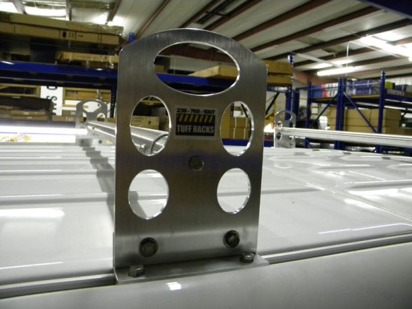 Aluminum Ladder Racks Single Bar for Full Size Transit, NV, or Promaster - Image 3