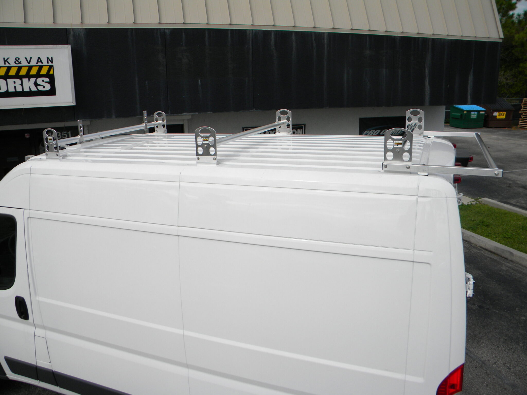 Ram ProMaster (3) Bar Ladder Rack w/Roller Tuff Racks