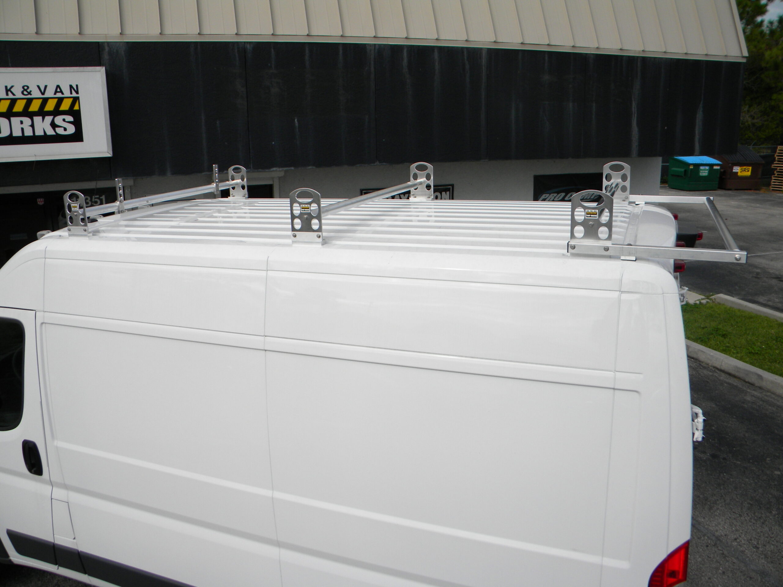 Ram ProMaster 3 Bar Ladder Rack w Roller Tuff Racks